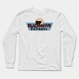 Blackhawk Express-  Distressed Long Sleeve T-Shirt